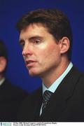 18 May 2000. Michael Cosgrave, coach of Lansdowne. Rugby. Picture credit; Brendan Moran/SPORTSFILE