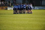 27 January 2008; The Dublin team form a huddle before the start of the game. O'Byrne cup semi-final replay, Carlow v Dublin, Dr. Cullen Park, Carlow. Picture credit: David Maher / SPORTSFILE