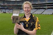 1 March 2015; Kellyann Doyle, of Piltown, Co. Kilkenny, who received the Player of the Match award  after the AIB All Ireland Intermediate Club Camogie Final, Piltown v Lismore. Croke Park, Dublin. For exclusive content and to see why the AIB Club Championships are #TheToughest follow us @AIB_GAA and on Facebook at facebook.com/AIBGAA. Croke Park, Dublin. Picture credit: Ray McManus / SPORTSFILE
