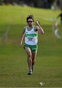 1 March 2015; Mick Clohisey, Raheny Shamrock A.C., on his way to wining the Men's Senior 12,000m during the GloHealth Inter Club & Inter County Relay Cross Country Championships. Kilbroney Park, Co. Down. Photo by Sportsfile