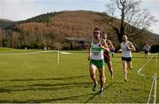 1 March 2015; Eventual winner Mick Clohisey, Raheny Shamrock AC, during the Men's Senior 12,000m during the GloHealth Inter Club & Inter County Relay Cross Country Championships. Kilbroney Park, Co. Down. Photo by Sportsfile