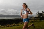 1 March 2015; Maria McCambridge, Dundrum South Dublin AC, on her way to wining the Senior Women's 8,000m, during the GloHealth Inter Club & Inter County Relay Cross Country Championships. Kilbroney Park, Co. Down. Photo by Sportsfile