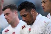 1 March 2015; A dejected Mako Vunipola, England, following his side's defeat. RBS Six Nations Rugby Championship, Ireland v England. Aviva Stadium, Lansdowne Road, Dublin. Picture credit: Stephen McCarthy / SPORTSFILE