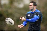2 March 2015; Leinster's Dave Kearney during squad training. Leinster Rugby Squad Training, Rosemount, UCD, Dublin. Picture credit: Ramsey Cardy / SPORTSFILE