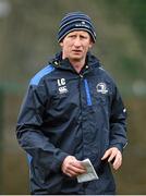2 March 2015; Leinster forwards coach Leo Cullen during squad training. Leinster Rugby Squad Training, Rosemount, UCD, Dublin. Picture credit: Ramsey Cardy / SPORTSFILE