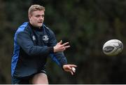 2 March 2015; Leinster's Steve Crosbie during squad training. Leinster Rugby Squad Training, Rosemount, UCD, Dublin. Picture credit: Ramsey Cardy / SPORTSFILE