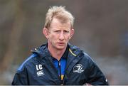 2 March 2015; Leinster forwards coach Leo Cullen arrives for squad training. Leinster Rugby Squad Training, Rosemount, UCD, Dublin. Picture credit: Ramsey Cardy / SPORTSFILE