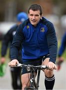 2 March 2015; Leinster's Shane Jennings arrives for squad training. Leinster Rugby Squad Training, Rosemount, UCD, Dublin. Picture credit: Ramsey Cardy / SPORTSFILE