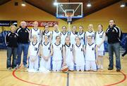 30 January 2008; The St. Mary’s Nenagh team. U16C Girls, All-Ireland Schools Basketball Cup Final, Wilson’s Hospital, Westmeath v St. Mary’s Nenagh, Tipperary, National Basketball Arena, Tallaght, Dublin. Picture credit: Pat Murphy / SPORTSFILE