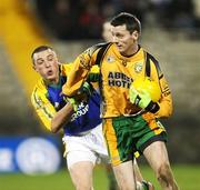 2 February 2008; Christy Toye, Donegal, in action against Kieran Donaghy, Kerry. Allianz National Football League, Division 1, Round 1, Donegal v Kerry, Fr. Tierney Park, Ballyshannon, Co. Donegal. Picture credit: Oliver McVeigh / SPORTSFILE