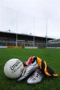 3 February 2008; A general view of the Kilkenny football, shirt, and boots as the team make their first appearance back in the football league since 1999. Allianz National Football League, Division 4, Round 1, Kilkenny v Tipperary, Nowlan Park, Kilkenny City, Co. Kilkenny. Picture credit: Matt Browne / SPORTSFILE