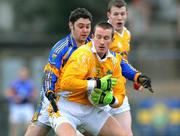 3 February 2008; Paul Doherty, Antrim, in action against Seanie Furlong, Wicklow. Allianz National Football League, Division 4, Round 1, Wicklow v Antrim, County Park, Aughrim, Co. Wicklow. Picture credit: Pat Murphy / SPORTSFILE *** Local Caption ***