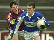 3 February 2008; Pauric McMahon, Laois, in action against Sean Armstrong, Galway. Allianz National Football League, Division 1, Round 1, Galway v Laois, Parnell Park, Dubllin. Picture credit: Ray Ryan / SPORTSFILE