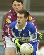 3 February 2008; Pauric McMahon, Laois, in action against Sean Armstrong, Galway. Allianz National Football League, Division 1, Round 1, Galway v Laois, Parnell Park, Dubllin. Picture credit: Ray Ryan / SPORTSFILE
