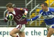 3 February 2008; Fiachra Breathnach, Galway, in action against Darren Rooney, Laois. Allianz National Football League, Division 1, Round 1, Galway v Laois, Parnell Park, Dubllin. Picture credit: Ray Ryan / SPORTSFILE