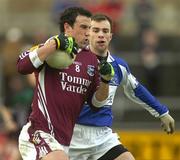3 February 2008; Joe Bergin, Galway, in action against Rory Stapleton, Laois. Allianz National Football League, Division 1, Round 1, Galway v Laois, Parnell Park, Dubllin. Picture credit: Ray Ryan / SPORTSFILE
