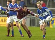 3 February 2008; Michael Tierney, Laois, in action against Joe Bergin, Galway. Allianz National Football League, Division 1, Round 1, Galway v Laois, Parnell Park, Dubllin. Picture credit: Ray Ryan / SPORTSFILE