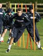 4 February 2008; Northern Ireland's Gareth McAuley in action during squad training. Northern Ireland squad training, Greenmount College, Belfast, Co. Antrim. Picture credit; Oliver McVeigh / SPORTSFILE