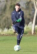4 February 2008; Northern Ireland's Peter Thompson in action during squad training. Northern Ireland squad training, Greenmount College, Belfast, Co. Antrim. Picture credit; Oliver McVeigh / SPORTSFILE