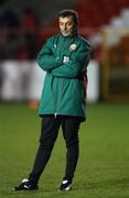 4 February 2008; Bulgaria manager Plamen Markov during squad training. Bulgaria squad training, The Oval, Belfast, Co. Antrim. Picture credit; Oliver McVeigh / SPORTSFILE