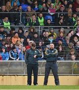 1 March 2015; Kerry manager Eamonn Fitzmaurice, left, and trainer Cian O'Neill during the game. Allianz Football League, Division 1, Round 3, Kerry v Dublin. Fitzgerald Stadium, Killarney, Co. Kerry. Picture credit: Diarmuid Greene / SPORTSFILE