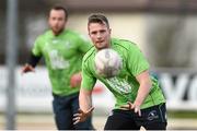4 March 2015; Connacht's Jack Carty in action during squad training. The Sportsground, Galway. Picture credit: Diarmuid Greene / SPORTSFILE