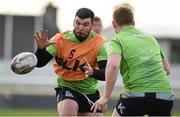 4 March 2015; Connacht's Mick Kearney in action during squad training. The Sportsground, Galway. Picture credit: Diarmuid Greene / SPORTSFILE