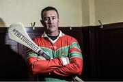 4 March 2015; Major League Baseball Star Brian Schneider poses for a portrait after a hurling game against St. Patricks Ballyragget as part of “TheToughest Trade”, a documentary film commissioned by AIB. Airing on TV3 at 10pm on March 12th, the documentary will see Jackie Tyrrell and Aaron Kernan swap their GAA clubs for the professional sports of baseball and football while former professional athletes Brian Schneider and David Bentley experience the life of an amateur GAA club player with James Stephens (Kilkenny) and Crossmaglen Rangers (Armagh). For exclusive content and to see why the AIB Club Championships are #TheToughest follow us @AIB_GAA and on Facebook at facebook.com/AIBGAA. Ballyragget, Kilkenny. Picture credit: Ramsey Cardy / SPORTSFILE