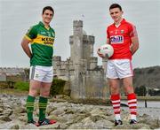 4 March 2015; Kerry's Stephen O'Brien, left, and Cork's Mark Collins in attendance at an Allianz GAA Regional Media Day. Imperial Hotel, Cork. Picture credit: Matt Browne / SPORTSFILE