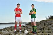 4 March 2015; Cork's Mark Collins, left, and Kerry's Stephen O'Brien in attendance at an Allianz GAA Regional Media Day. Imperial Hotel, Cork. Picture credit: Matt Browne / SPORTSFILE