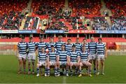 4 March 2015; The Rockwell College team. SEAT Munster Schools Senior Cup Semi-Final, Glenstal Abbey v Rockwell College. Thomond Park, Limerick. Picture credit: Diarmuid Greene / SPORTSFILE