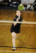 3 February 2008; Chloe Magee in action against Sinead Chambers during the Final of the Womens Senior Singles. Irish Senior National Badminton Championships 2008, Badminton Centre, Baldoyle, Dublin. Photo by Sportsfile