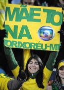 6 February 2008; A Brazilian fan enjoying the atmosphere. International Friendly, Republic of Ireland v Brazil, Croke Park, Dublin. Picture credit; Brian Lawless / SPORTSFILE