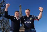 8 February 2008; Irish rugby fans Frank Buckley, left, and John Bruen, both from Cork City, in Paris ahead of Ireland's RBS Six Nations game against France. Paris, France. Picture credit: Matt Browne / SPORTSFILE *** Local Caption ***