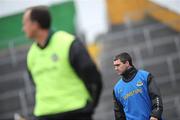 10 February 2008; Tipperary manager Liam Sheedy, right, and Offaly manager Joe Dooley during the game. Allianz National Hurling League, Division 1B, Round 1, Tipperary v Offaly, Semple Stadium, Thurles, Co. Tipperary. Picture credit; Stephen McCarthy / SPORTSFILE