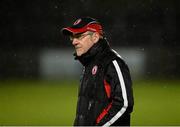 28 February 2015; Mickey Harte, Tyrone manager. Allianz Football League, Division 1, Round 3, Tyrone v Derry. Healy Park, Omagh, Co. Tyrone. Picture credit: Oliver McVeigh / SPORTSFILE