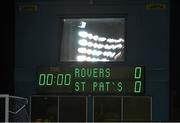 6 March 2015; A general view of the scoreboard before the game. SSE Airtricity League, Premier Division, Shamrock Rovers v St Patrick’s Athletic. Tallaght Stadium, Tallaght, Co. Dublin. Picture credit: David Maher / SPORTSFILE