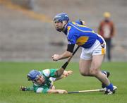 10 February 2008; Eoin Kelly, Tipperary, in action against David Franks, Offaly. Allianz National Hurling League, Division 1B, Round 1, Tipperary v Offaly, Semple Stadium, Thurles, Co. Tipperary. Picture credit; Stephen McCarthy / SPORTSFILE