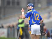 10 February 2008; John O'Brien, Tipperary, celebrates after scoring a first half point. Allianz National Hurling League, Division 1B, Round 1, Tipperary v Offaly, Semple Stadium, Thurles, Co. Tipperary. Picture credit; Stephen McCarthy / SPORTSFILE