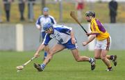 10 February 2008; Michael Walsh, Waterford, in action against John O'Connor, Wexford. Allianz National Hurling League, Division 1A, Round 1, Waterford v Wexford, Walsh Park, Waterford. Picture credit; Brian Lawless / SPORTSFILE