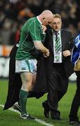 9 February 2008; Ireland head coach Eddie O'Sullivan with Bernard Jackman after the game. RBS Six Nations Rugby Championship, France v Ireland, Stade De France, Paris, France. Picture credit; Brendan Moran / SPORTSFILE *** Local Caption ***