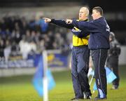 8 February 2008; Dublin manager Paul Caffrey talks with selector Paul Clarke during the game. O'Byrne Cup Final, Dublin v Westmeath, Parnell Park, Dublin. Picture credit; Caroline Quinn / SPORTSFILE