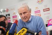 13 February 2008; Giovanni Trapattoni who revealed at a news conference, at the Red Bull Salzburg training grounds, that the FAI had offered him a two year contract as the Republic of Ireland manager. Red Bull Salzburg Training Grounds, Salzburg, Austria. Picture credit: David Maher / SPORTSFILE