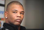 14 February 2008; Mike Perez at the announcement of the next Ladbrokes.com Fight Night to take place in the National Stadium, Dublin, on March the 22nd. Brian Peters Press Conference, Golden Harp Suite, Guinness Store House, Dublin. Picture credit; Caroline Quinn / SPORTSFILE