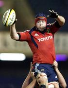 15 February 2008; Munster's Anthony Foley takes the ball in the lineout against Edinburgh Rugby. Magners League, Edinburgh Rugby v Munster, Murrayfield, Edinburgh, Scotland. Picture credit; Dave Gibson / SPORTSFILE