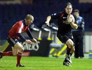 15 February 2008; Roland Reid, Edinburgh Rugby, in action against Paul Warwick, Munster. Magners League, Edinburgh Rugby v Munster, Murrayfield, Edinburgh, Scotland. Picture credit; Dave Gibson / SPORTSFILE