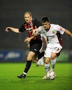 15 February 2008; Stephen Jordan, Burnley, in action against Glen Cronin, Bohemians. Pre-season friendly, Bohemians v Burnley, Dalymount Park, Dublin. Picture credit; Paul Mohan / SPORTSFILE