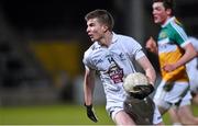 5 March 2015; Declan Flatherty, Kildare, in action against Offaly. EirGrid Leinster U21 Football Championship, Quarter-Final, Offaly v Kildare. O'Moore Park, Portlaoise, Co. Laois. Picture credit: Matt Browne / SPORTSFILE
