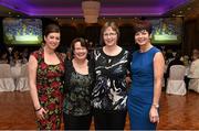 7 March 2015; Pictured at the official dinner of the GAA Ladies Football Annual Congress 2015 are, from left to right, members of the Clare County Board, Alma Sullivan, Trudy Davenport, Mary Keane, and Carmel Bohannon. The Inn at Dromoland, Dromoland, Newmarket On Fergus, Co. Clare. Picture credit: Diarmuid Greene / SPORTSFILE