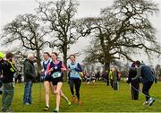 7 March 2015; A general view during the Junior Girls race at the GloHealth All Ireland Schools Cross Country Championships. Clongowes Wood College, Co. Kildare. Picture credit: Ramsey Cardy / SPORTSFILE